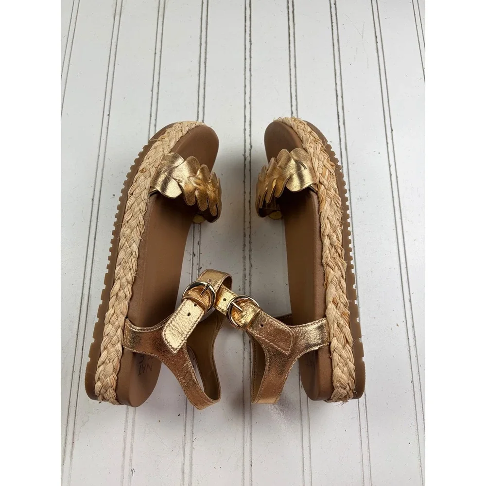 Naturalizer Vintage Y2K Neila Ankle Strap Espadrille Sandals Women's Size 7M